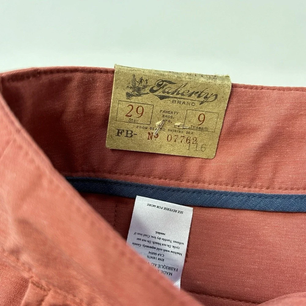 Faherty Shorts Men's 29 Belt Loop All Day 9